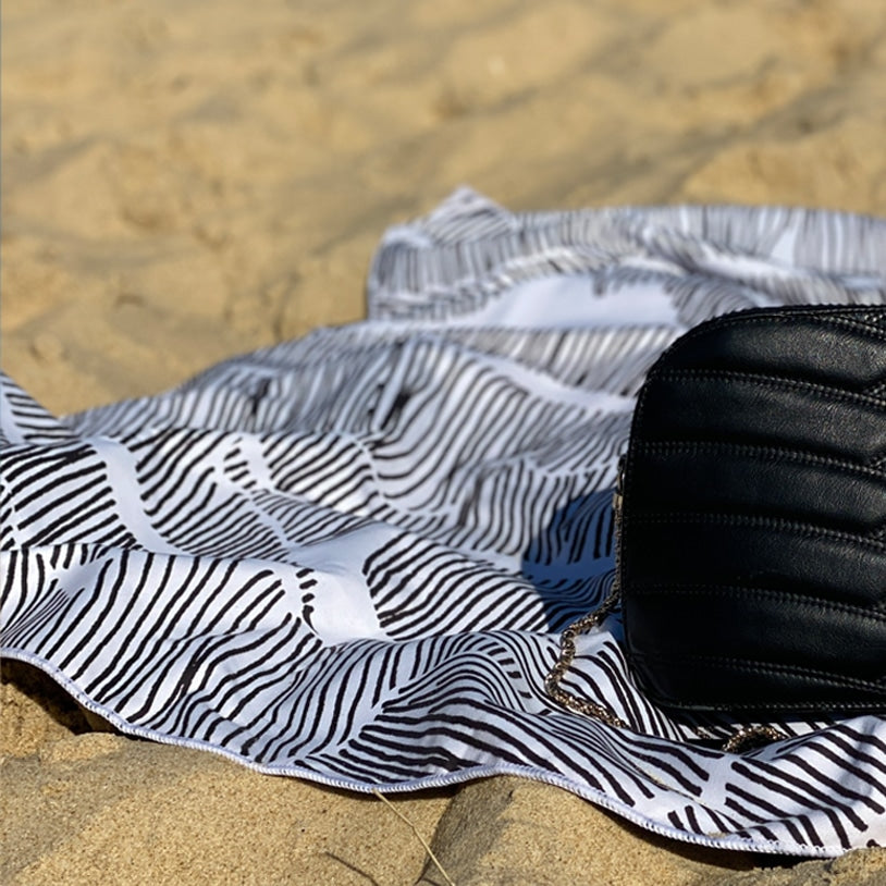Serviette microfibre MINIMIZ BALI B&W 2 L
