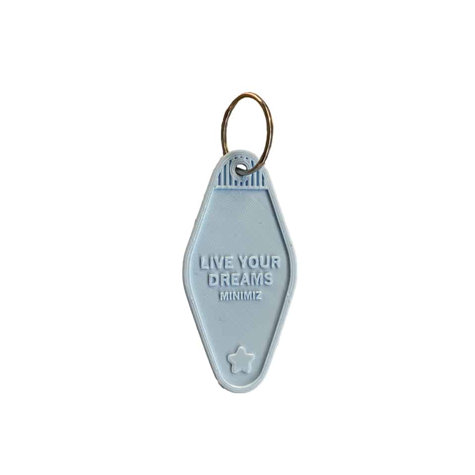 Porte clé LYD bleu ciel