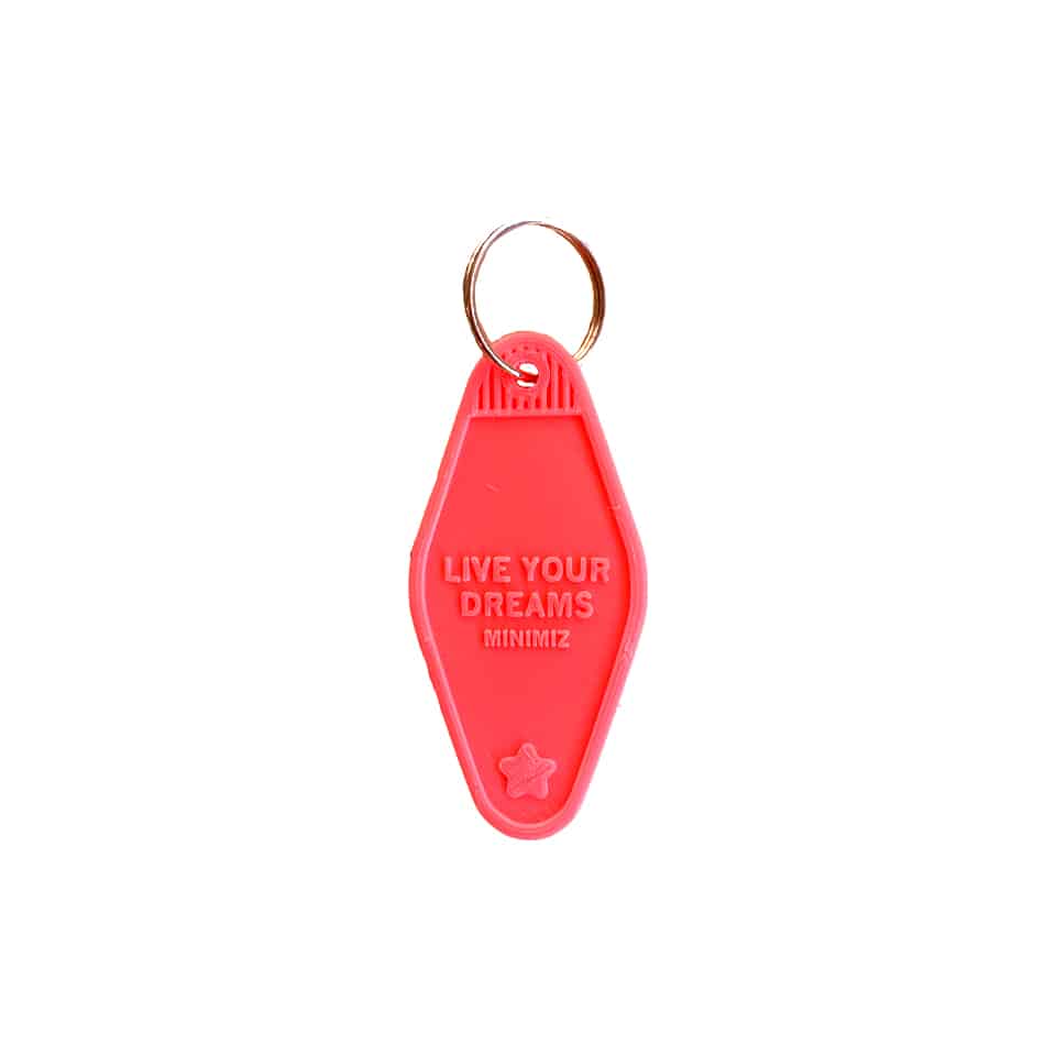 Porte clé LYD TRose Corail