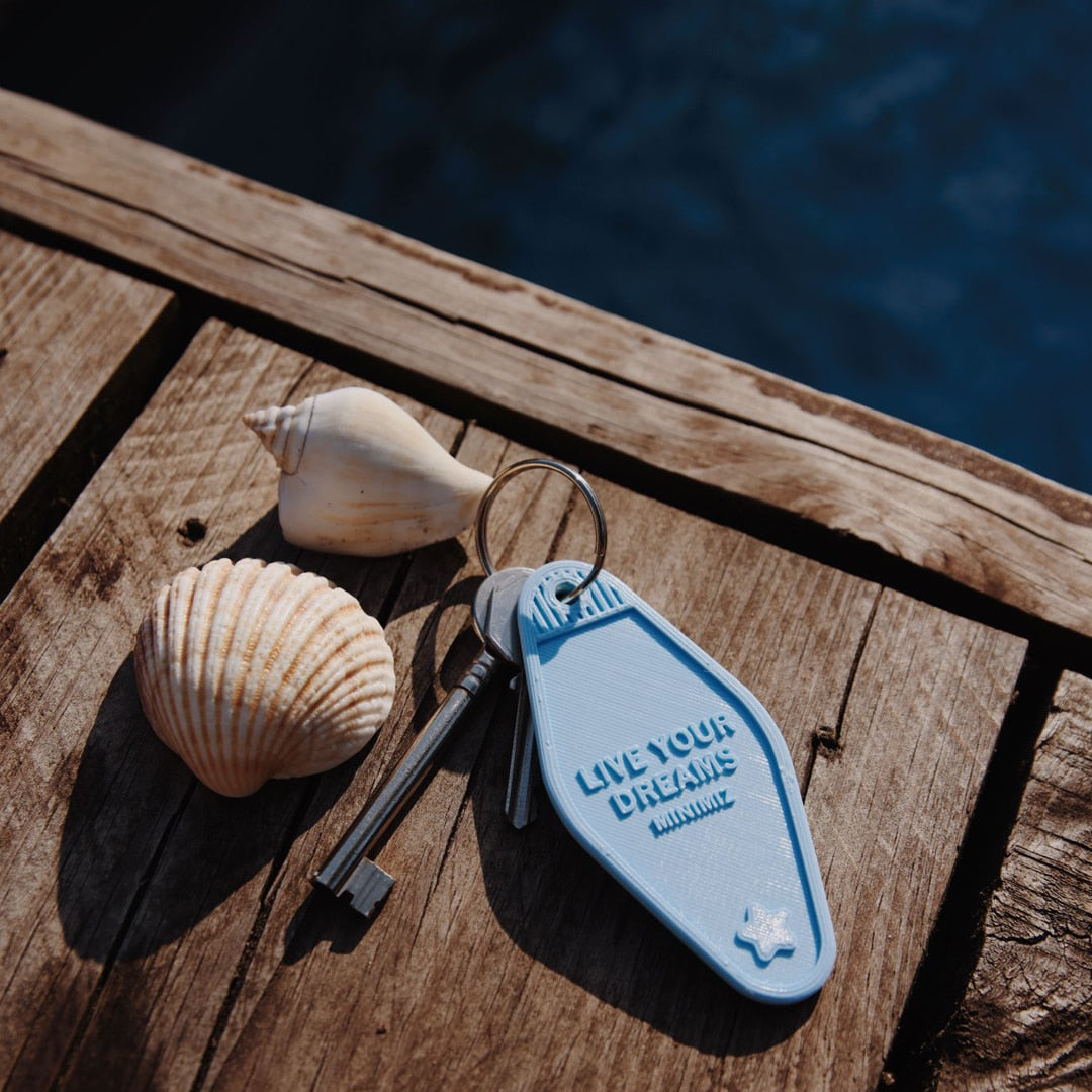 Porte clé MINIMIZ light blue
