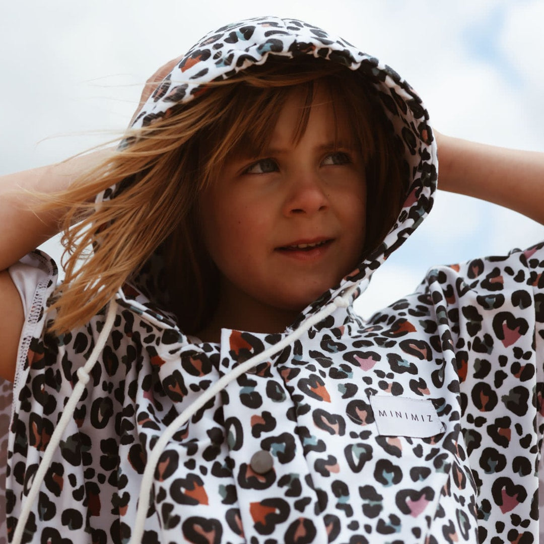 poncho MINIMIZ léo white M