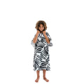 Poncho - ZEBRA BW - Kids