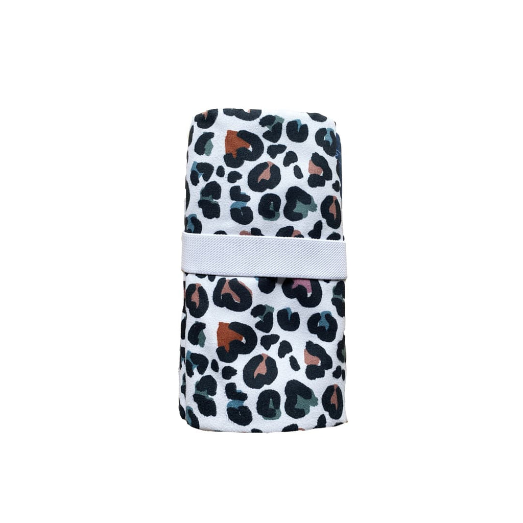 Serviette MINIMIZ LEO WHITE Pliée