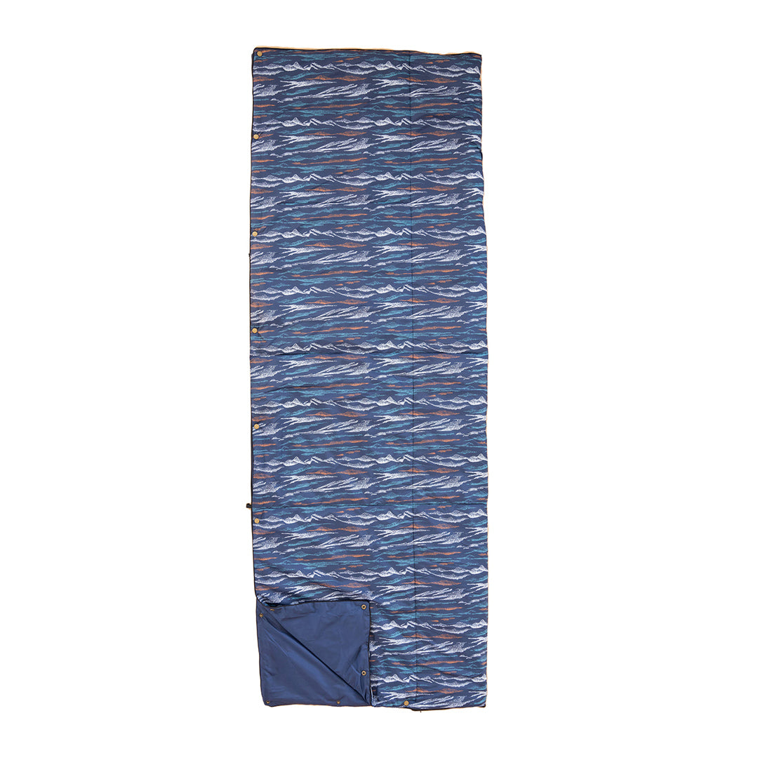 couverture 4en 1 MINIMIZ ushuaia blue duvet