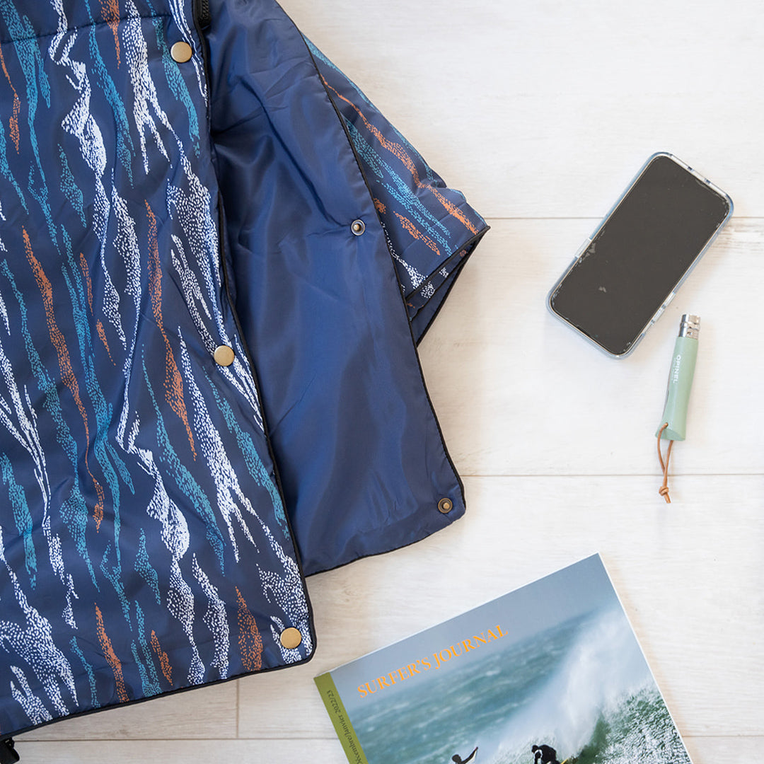 couverture 4en 1 MINIMIZ ushuaia blue flat