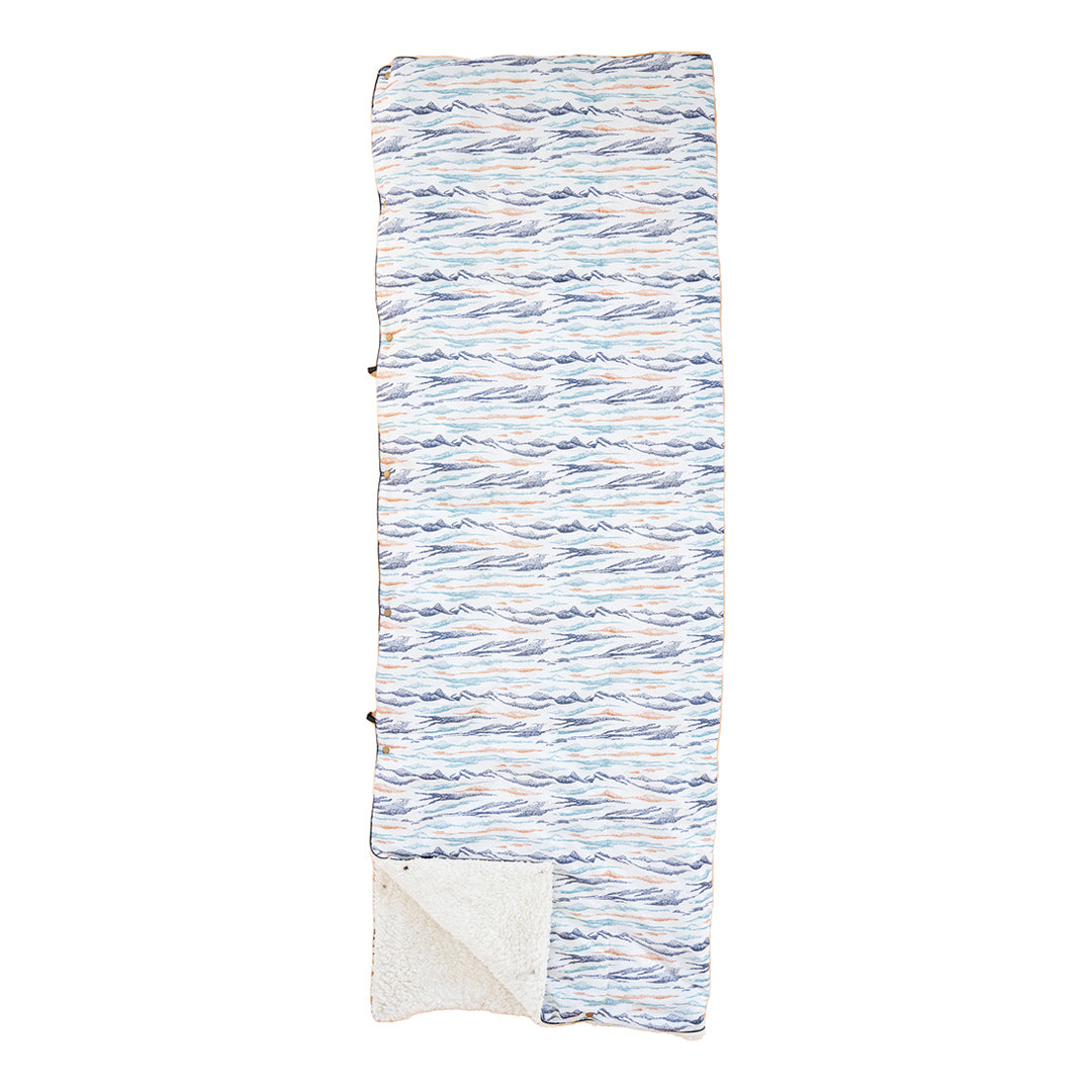 couverture 4en 1 MINIMIZ ushuaia white sherpa L duvet
