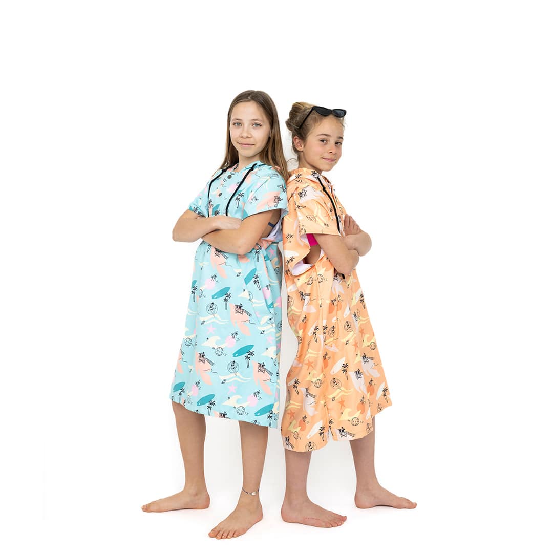 ponchos MINIMIZ LA Peach @ Green M portés