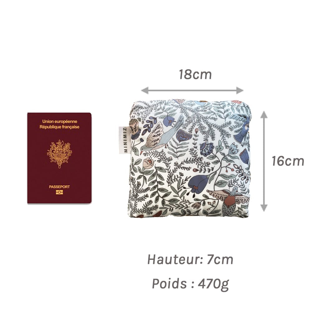 Gigoteuse Voyage MINIMIZ Jodphur dimensions pliée