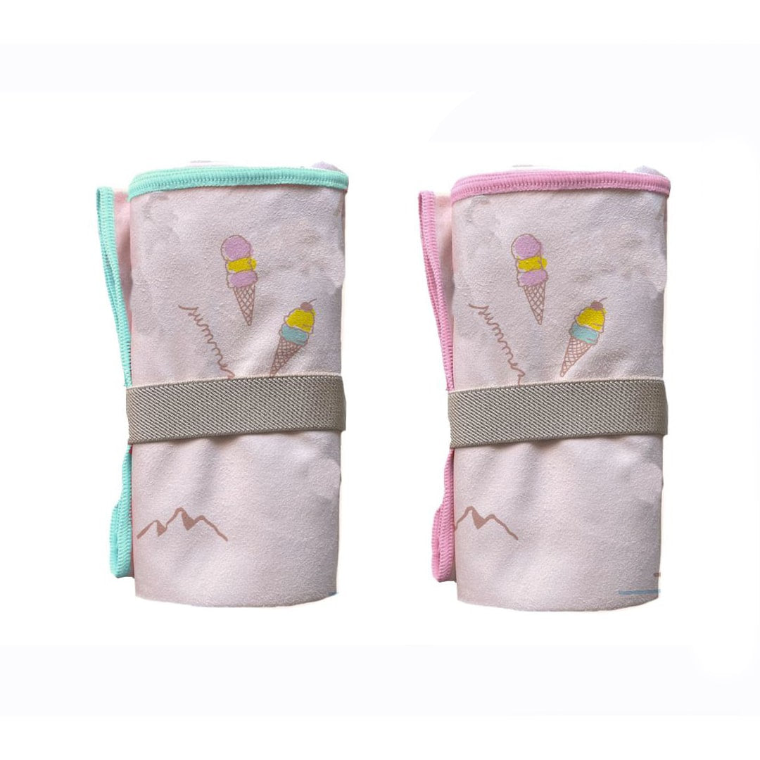 Serviette MINIMIZ ANNECY PINK GREEN